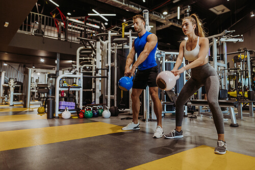 personal training at the gym