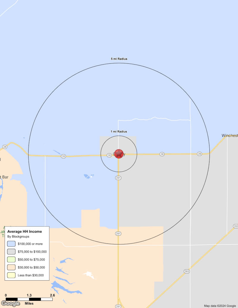 Map of Quincy,Washington including demographic data