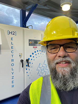 Ray Ochoa on site at the SoCalGas Ray Ochoa on site at the SoCalGas