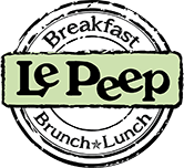 Le Peep Restaurants Breakfast, Brunch and Lunch Logo Le Peep Restaurants Breakfast, Brunch and Lunch