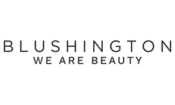 Blushington - Blowouts, Makeup Skincare Logo Blushington - Blowouts, Makeup Skincare