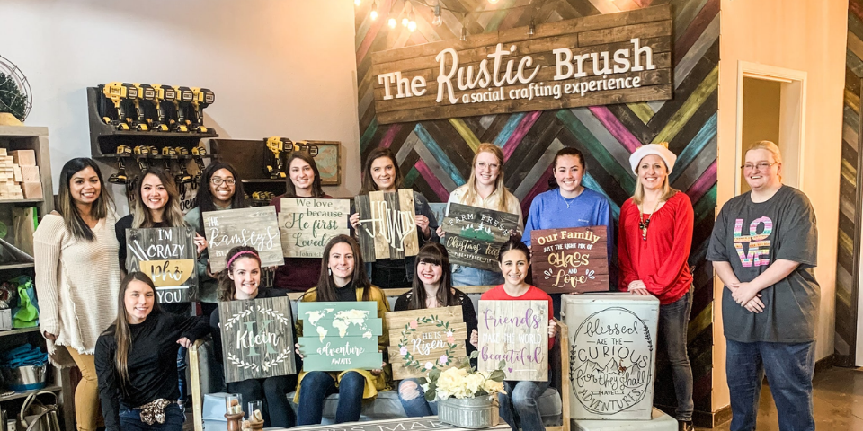 The Rustic Brush - A Social Crafting Experience width=