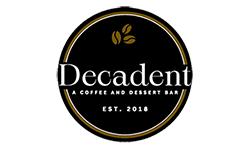 Decadent A Coffee and Dessert Bar Logo Decadent A Coffee and Dessert Bar