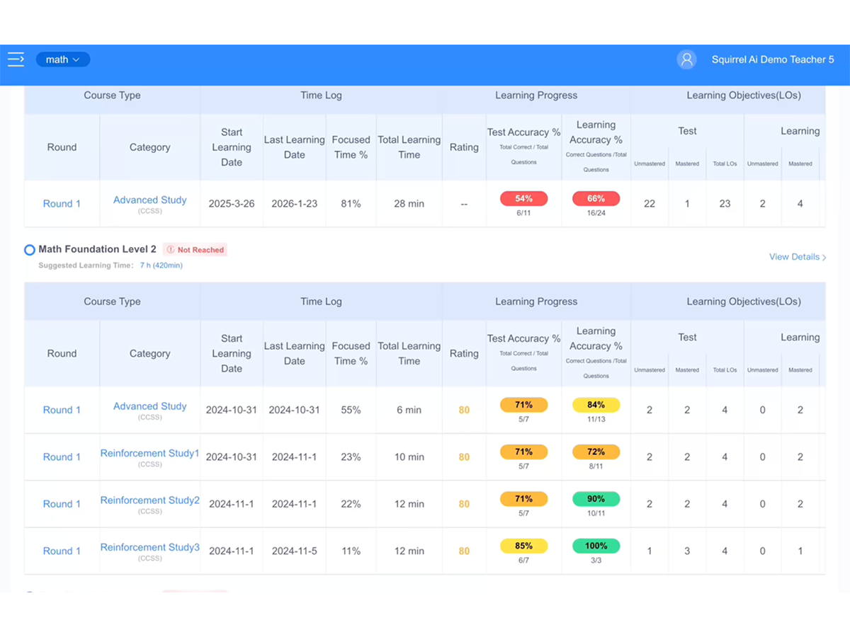 Squirrel Ai Learning Slider 9