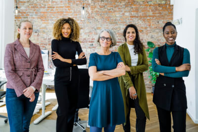 group of professional women